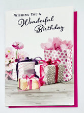 Load image into Gallery viewer, Wishing You A Wonderful Birthday Card
