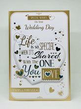 Load image into Gallery viewer, Special Wishes Large Wedding Card With Box
