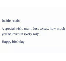 Load image into Gallery viewer, Mum Ombré Glitter Birthday Card
