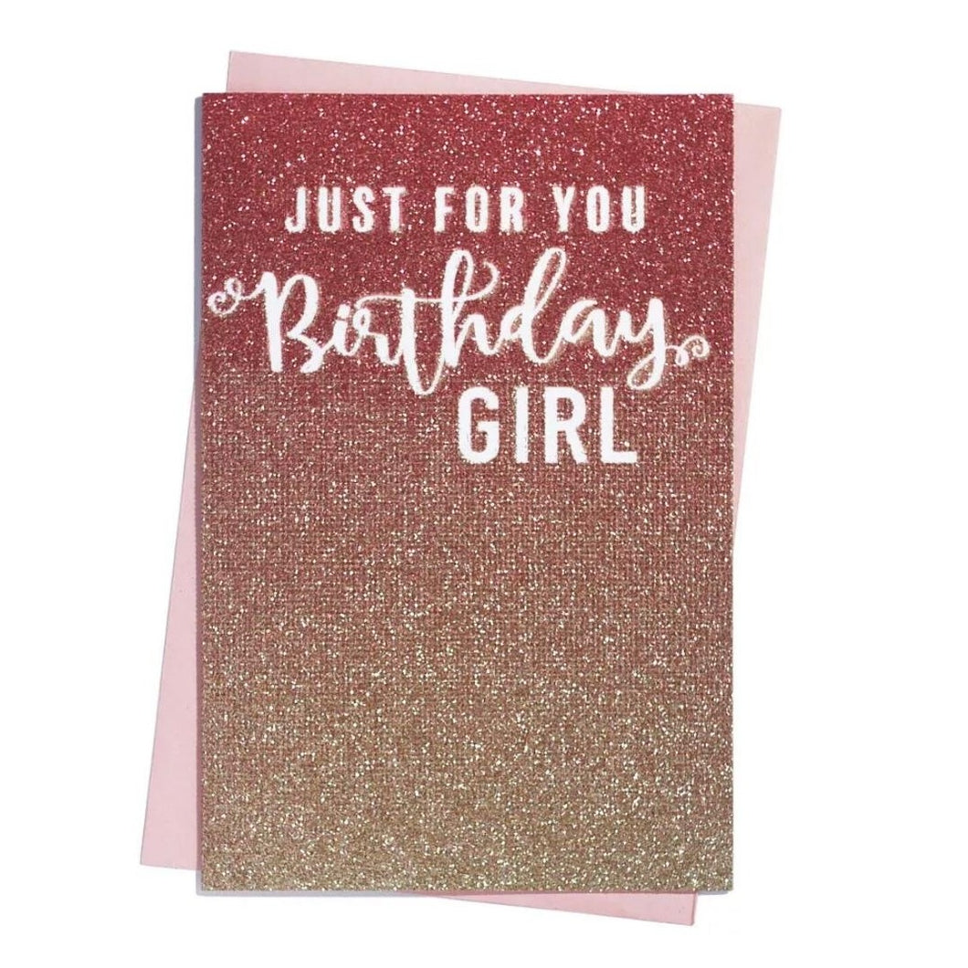 Just For You Ombré Birthday Card