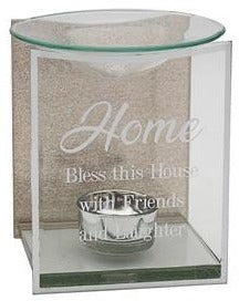 Rose Gold Glitter Home Sentiments Burner