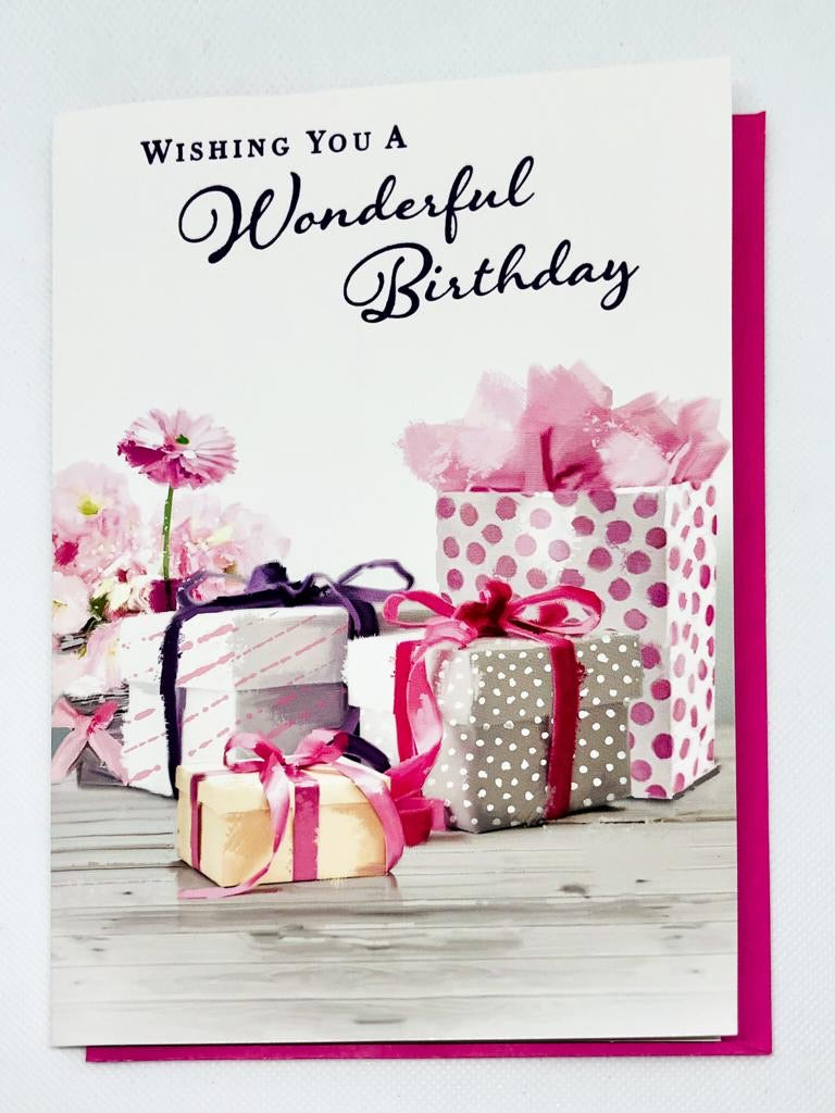 Wishing You A Wonderful Birthday Card